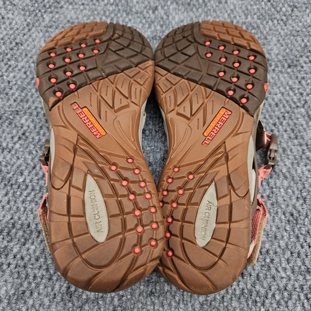 Merrell Azura Womens 8 Tan Sandals Hiking Outdoor Sport Comfort Active Mary Jane